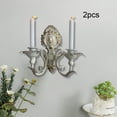 thumbnail image 6 of 2 Set Retro Hanging Candelabra Party Decoration Wall Candle Sconces Iron Construction for Dining Room, 6 of 8
