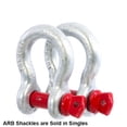 thumbnail image 3 of ARB D-Ring ARB2014 3/4 Inch Pin; 10 471 Pound Capacity; Painted; Silver Ring With Red Pin; Steel; Single, 3 of 3