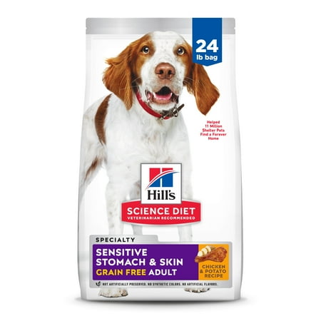 Hill s Science Diet Sensitive Stomach & Skin Grain Free Chicken & Potato Dry Dog Food 24lb Bag