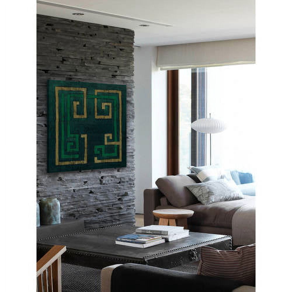 Marmont Hill "Emerald Diversion II" Painting Print on Wrapped Canvas