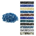 thumbnail image 1 of VEVOR 10 LBS Fire Glass 1/2-Inch Fireplace Glass Rocks for Fire Pit Table Pacific Blue, 1 of 9
