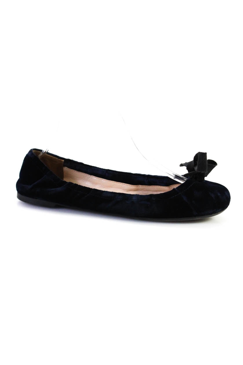 prada velvet flats