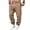 Khaki, variant on Inleife Mens Fashion Casual Sports Pants Sweatpants Comfy Trousers Jogger Athletic Fit Work Long Pants