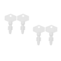 OUNONA  2 Count Universal Paper Towel Dispenser Replacement Key for White