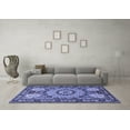 thumbnail image 3 of Ahgly Company Indoor Rectangle Persian Blue Traditional Area Rugs, 2' x 4', 3 of 4
