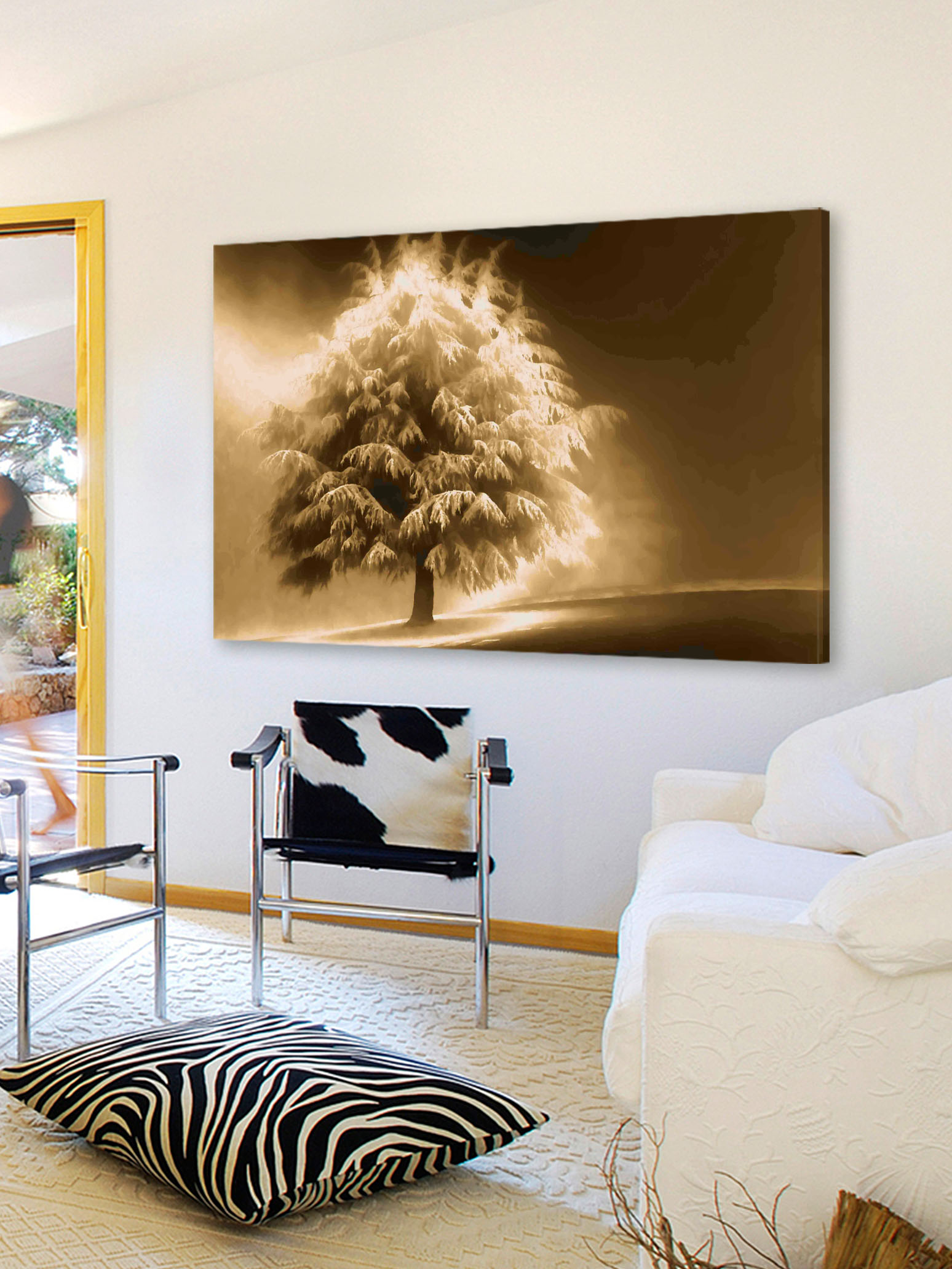 "Enlightened Tree" Painting Print on Wrapped Canvas
