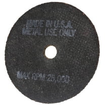 Brock Set 25 Pack 3" Cutting Hard Metal Grit Cut Off Wheel Circular Air Saw Blade Disc for Industrial Shop Hobby DIY Dremel Rotary Tool