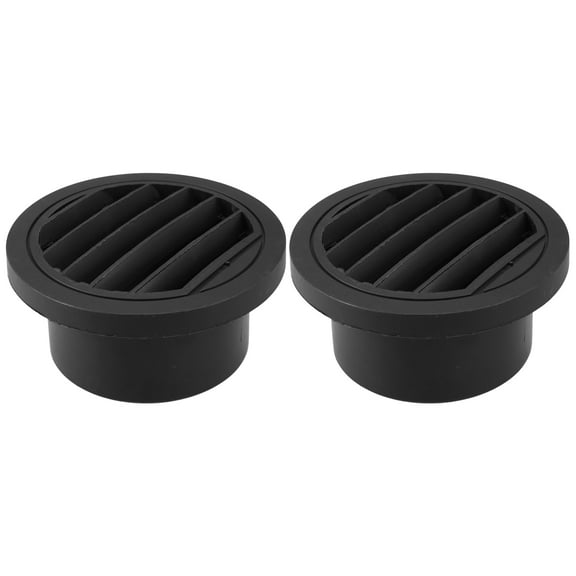 Unique Bargains 2pcs Warm Air Vent Outlet 75mm Auto Rotatable Ducting Heater Air Vent Outlet for Car Auto Bus RV ATV