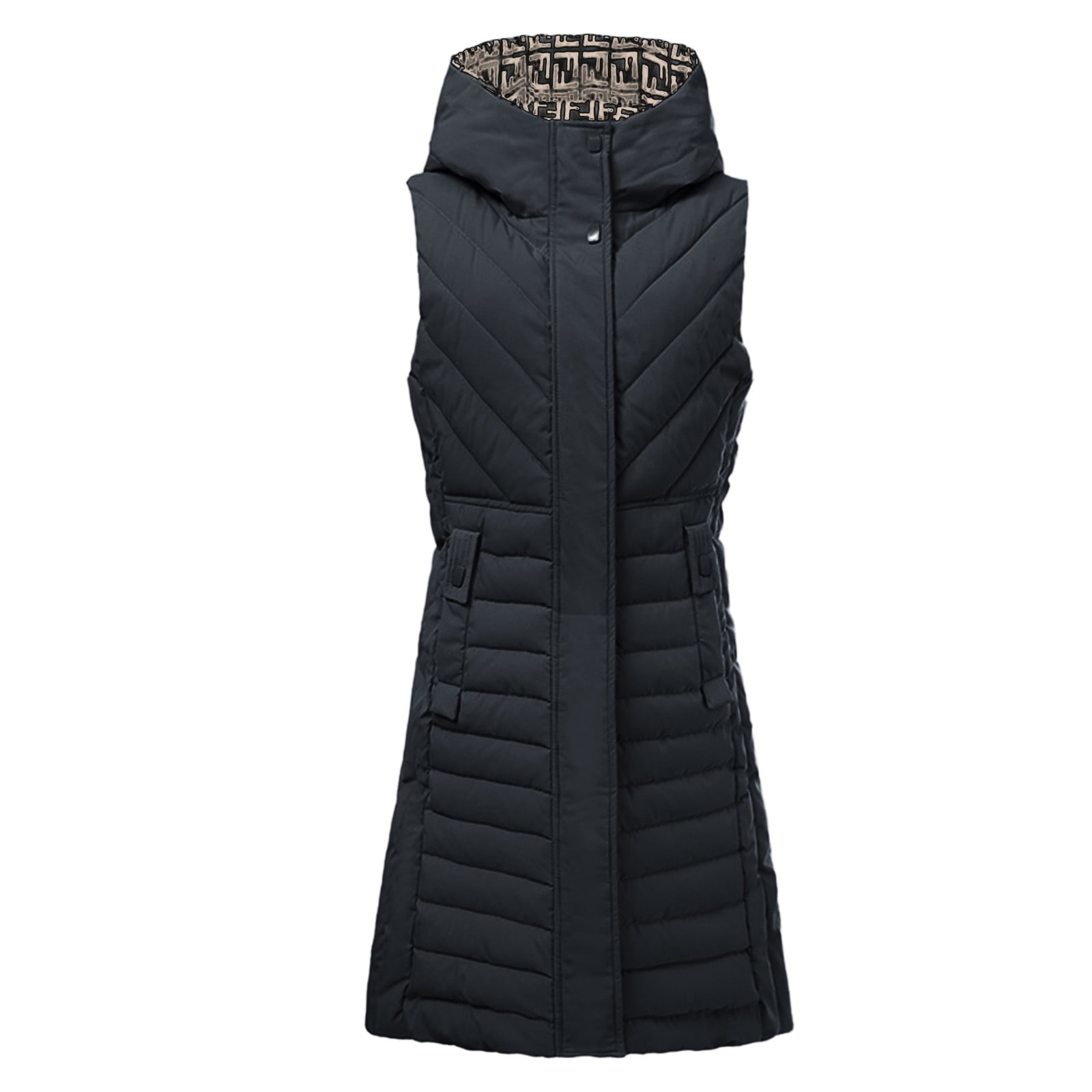 New Down Vest Women's Short Autumn And Winter Loose Fashionable Vest Vest Women Running Western Style Vests for Women Female Fall Jackets Women Vests with Hoods Vest Women Womens down Vests