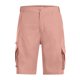 thumbnail image 2 of Ceisia Men's Solid Color Cargo Shorts, Multi-Pocket Elastic Waist Button Fly Casual Shorts for Men Pink L Gifts, 2 of 5