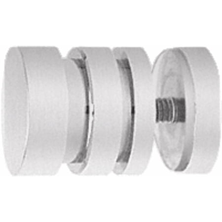 Crl Brushed Satin Chrome Contemporary Style Single Sided Shower Door Knob