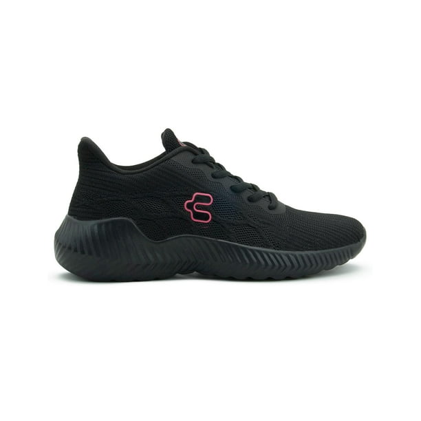 Tenis Charly Ligeros Mujer Deportivos Para Correr Suela Eva negro 25