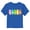 Royal Blue, variant on Toddler's Care Bears Colorful Bears Line Up Graphic Tee Royal Blue 3T