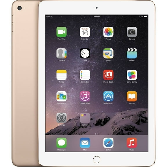 Restored Apple iPad Air 2 64GB, Wi-Fi, 9.7" - Gold - (MH182LL/A) (Refurbished)