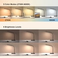 thumbnail image 6 of Selfie Light,RAOYI LED Fill Light with Wireless Charger,USB Charging Port,Adjustable Neck Lamps for an office in home, 6 of 9