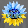 thumbnail image 3 of CafePress - Pray For Ukraine Blue And Yellow Sunflower T Shirt - Mens Comfort Colors Shirt, 3 of 5