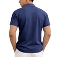 thumbnail image 4 of Cethrio Boys Polo Shirts, Collared Summer Casual Quick-drying Athletic Tops Navy Size 6, 4 of 4