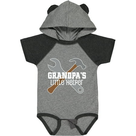 

Inktastic Grandpa s Little Helper Boys Baby Bodysuit