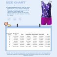 thumbnail image 7 of CHICTRY Kids Girls 2Pcs Gym Sports Yoga Suit Colorful Prints Sleeveless Leotard with Shorts Dance Outfit Fairy Navy 14, 7 of 7