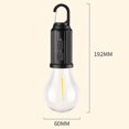 thumbnail image 2 of Rechargeable Outdoor Solar Bulb Light - Waterproof Camping Lantern with 3 Modes & Type-C Charging, Warm Bulb for Backpacking/Yard Decor, 2 of 2