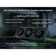 Kinupute Mini PC Gaming, Desktop Computer i7-13700F 16 Cores Upto 5.2GHz, 32G DDR5, 1T M.2 PCIE4.0 SSD, Windows 11 Pro, GeForce RTX4060 8G, Four Display, 8K@60Hz Outputs, Dual LAN, WiFi6E/BT5.3