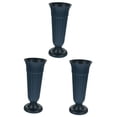 thumbnail image 4 of Raindrops 3pcs Memorial Cemetery Vase Flower Pot Cemetery Vase Flower Container Holder Urn Planter, 4 of 8