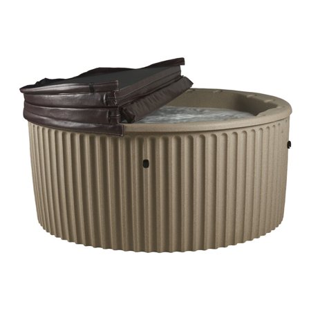 Ohana Spas 7 - Person 25 - Jet Round Plug And Play Hot Tub with Ozonator