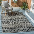 thumbnail image 2 of SAFAVIEH Veranda Luwig Geometric Indoor/Outdoor Area Rug, Black/Beige, 2'7" x 5', 2 of 6