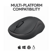 Logitech M240 Silent Wireless Mouse, Graphite