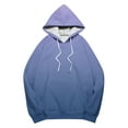 thumbnail image 6 of Levmjia Oversized Hoodies for Women Casual Gradient Long Sleeve Hooded Lace Up Sweatshirts Pullover Outfits Light Blue,M, 6 of 6