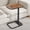 Brown, variant on Adjustable C-Shaped TV Tray, Flip Top Side Table For Snack, Laptop, Dining In Small Spaces