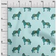 thumbnail image 1 of oneOone Georgette Viscose Fabric Horse Block Decor Fabric Printed BTY 42 Inch Wide, 1 of 4