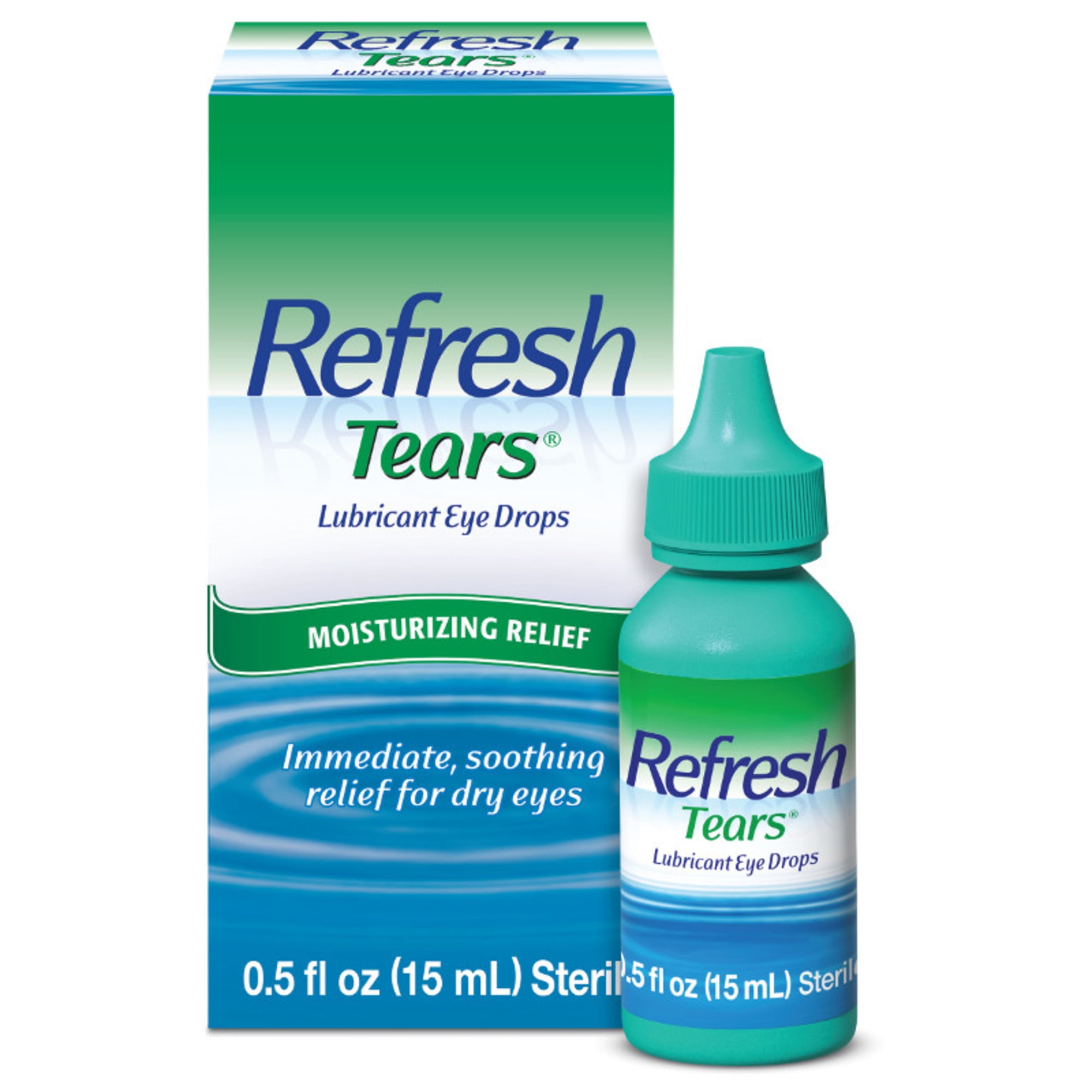 Refresh Tears Lubricant Eye Drops Preserved Tears, 1 Count, 15 mL