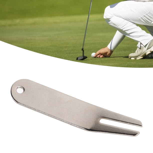 Divot De De Metal, Herramienta De Reparación De Divot De , Duradero, Curvo, Simple, Ligero, Resistente Para Deportes Al Aire