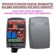 thumbnail image 5 of 2 Channel Garage Door Remote Control Receiver 433/433.92MHz Fixed Code and Rolling Code Universal Switch Module, 5 of 5