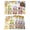 Yellow, variant on Watercolor Gnomes Floral Placemats Set of 12, Spring Butterflies Flowers Pink Plaid Placemats for Dining Table, Place Mats for Kitchen Tabletop, Waterproof Wipeable Dining Table Mats Set