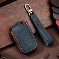 thumbnail image 3 of Leather Smart Car Key Cover Case Fob Holder For Toyota 4 Runner Tundra Tacoma, 3 of 5