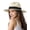 Ac-cream White, variant on Womens Mens Wide Brim Straw Panama Hat Fedora Summer Beach Sun Hat UPF Straw Hat for Women Khaki