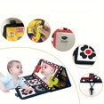 thumbnail image 2 of QJUHUNG Baby Lying Mirror Early Learning - Safety Materials  Car Rear Seat Pendant  Foldable Baby Black And White Cognitive Mirror - Gift, 2 of 7