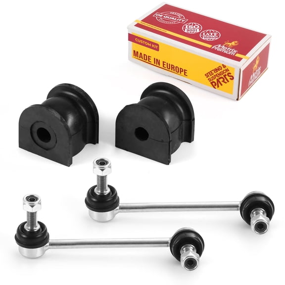 Metrix Premium Chassis Parts - 4 PC Rear Sway Bar Stabilizer End Link Stabilizer Bar Bushing Kit Fits 09-17 Honda Accord Sedan