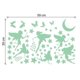 thumbnail image 4 of 4 Pack Stars and Moon Wall Stickers, Fluorescence Stickers Glow in The Dark, Wall Stickers for Bedrooms Boys Girls, Fairy Elf Luminous Stickers Wall A, 4 of 4