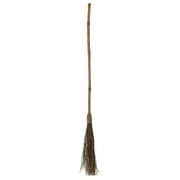 Amscan Classic Witch Broom, Halloween Costume Accessory, 44" Long, Bamboo Grass Straw