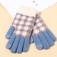 thumbnail image 4 of Guantes mágicos de lana con pantalla táctil para mujer, de invierno, con forro polar de punto cálido para clima frío, 4 of 6
