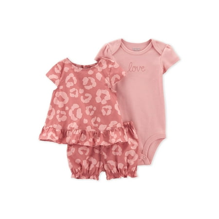 

Carter s Child of Mine Baby Girl Outfit Set 3-Piece Sizes 0-24 Months