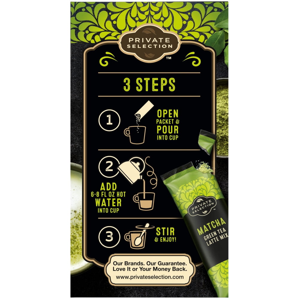 Private Selection Matcha Green Tea Latte Mix 10 ct - 3 Pack