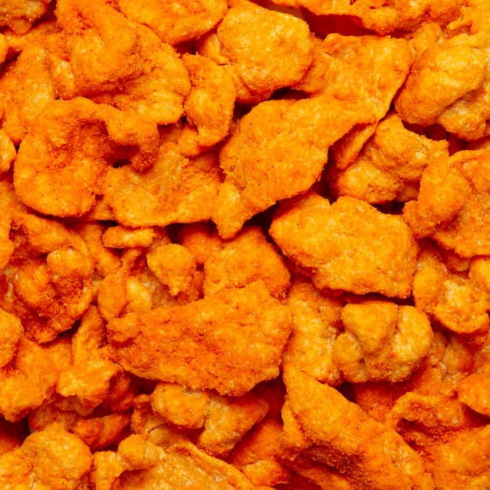 PigOut, Plant-Based Pigless Pork Rinds, Hella Hot 1 oz.