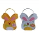 thumbnail image 1 of Easter Bunny Basket Easter Treat Bags 2 Piece Easter Bunny Gift Bag Storage Bag Canvas Decorative Basket Easter Storage Bag Easter Basket Stuffers for Boys & Girls (White), 1 of 9