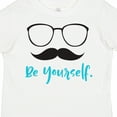 thumbnail image 4 of Inktastic Be Yourself, Glasses, Mustache, Moustache Boys or Girls Toddler T-Shirt, 4 of 5