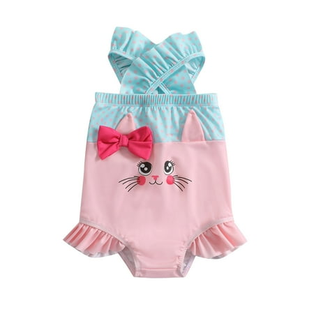 

Kids Swimsuit Kids Toddler Baby Girls Spring Summer Leopard Cotton Sleeveless Tops Shorts Holiday Beach Swimwear Outfits Clothes swimming suits for Kids