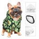 thumbnail image 3 of Fotbe Avocado Heart Sudadera con Estampado para Perros Pequeños – Suéter con Capucha para Mascotas, Tela Suave de Forro Polar con Bolsillo-XX-Large, 3 of 7